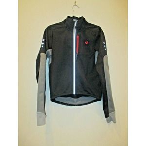 Bontrager RXL 360 Softshell Jacket Black Gray Cycling Full Zip- Men Small